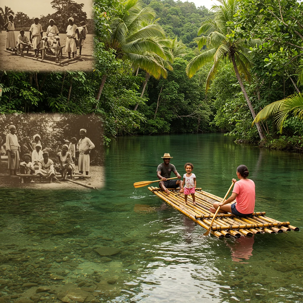 The History of Bamboo Rafting in Jamaica