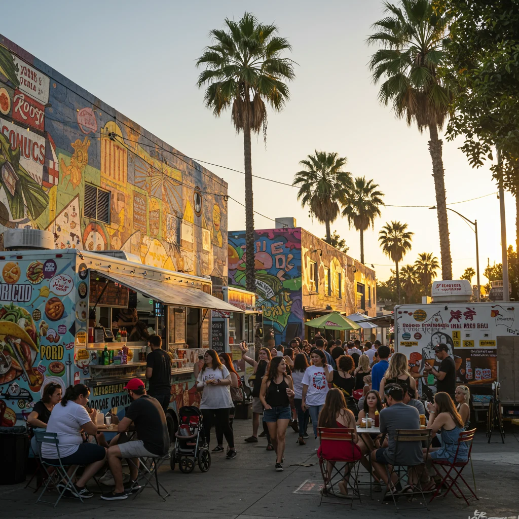 Top Neighborhoods for Street Food Tours in LA