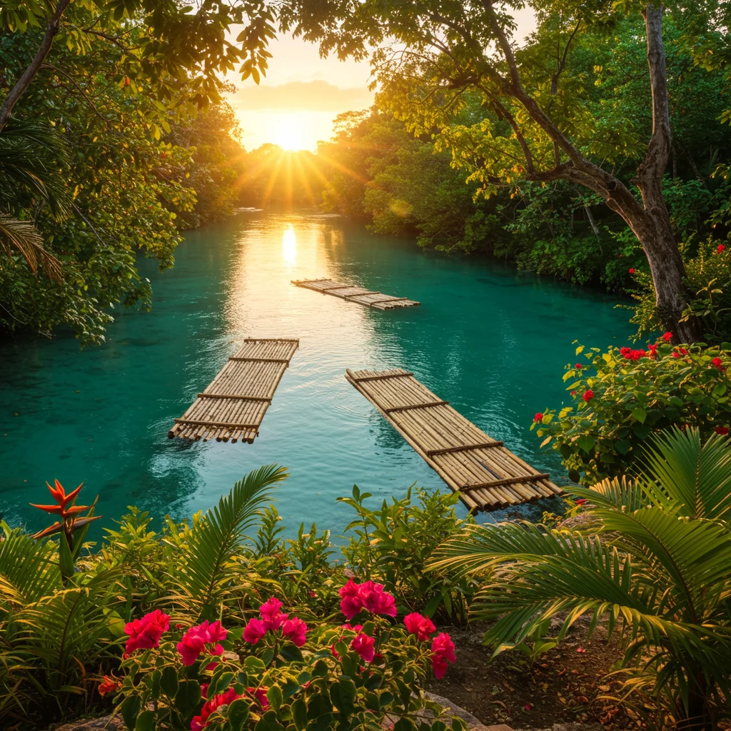 Top Rivers for Bamboo Rafting in Jamaica