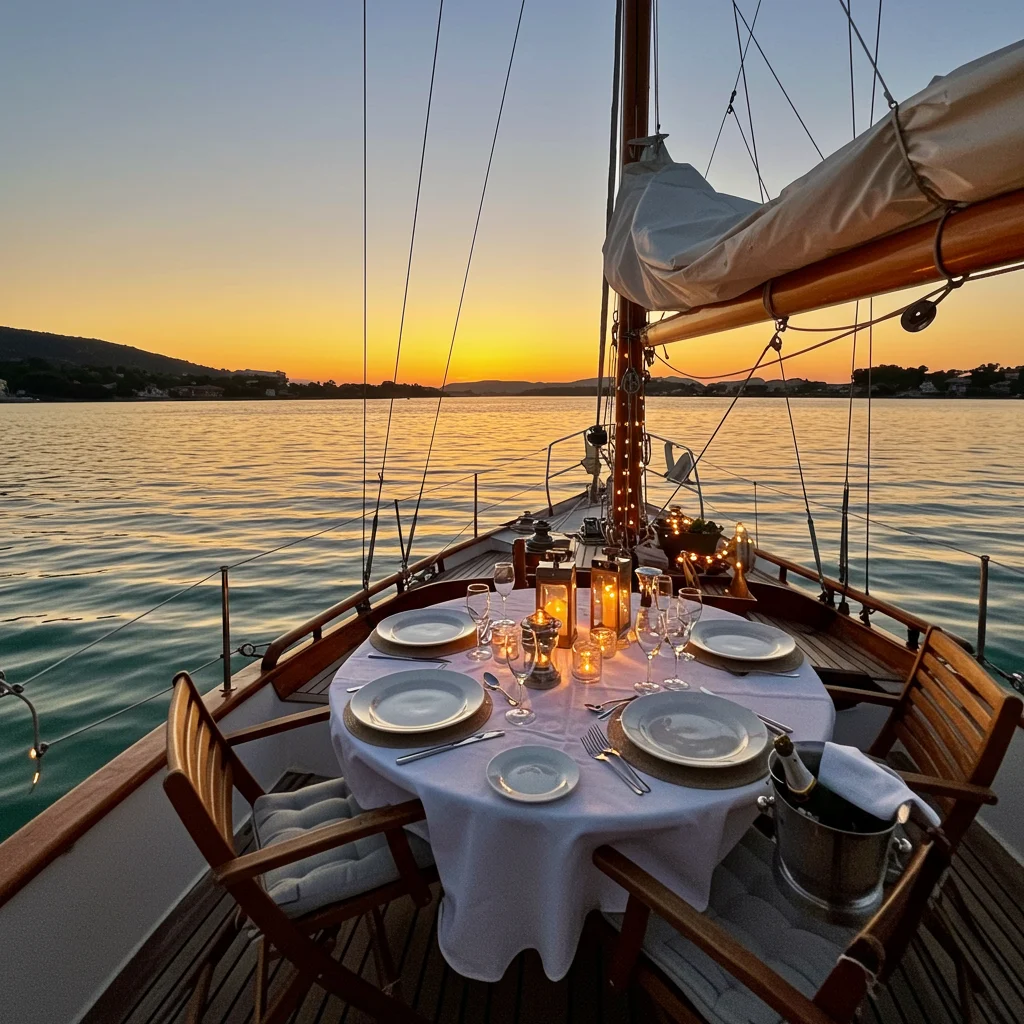 How to Book Your Sunset &amp; Harbor Lights Dinner Sail