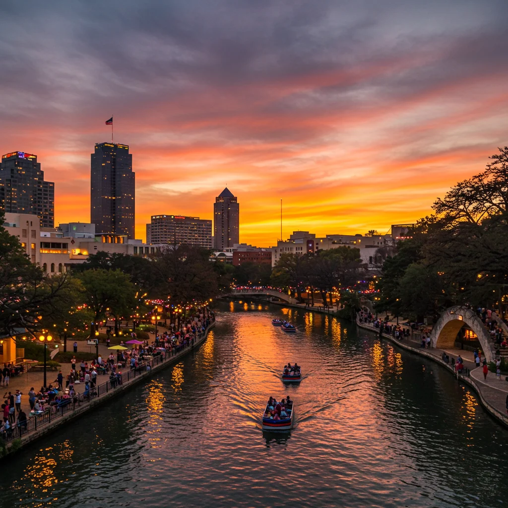San Antonio: Sunset Views and Vibrant Vibes