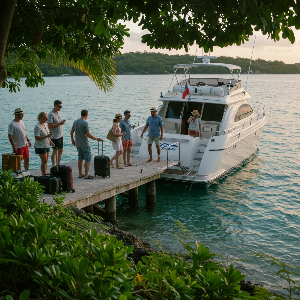 What Is the Boarding Process Like at Frenchman's Cove?