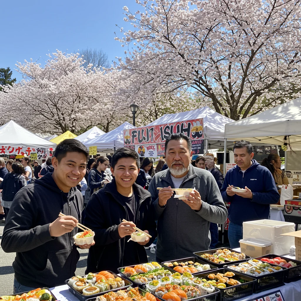 Fuji Sushi in the Community