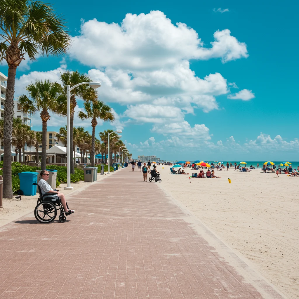 Accessibility at Las Olas Beach