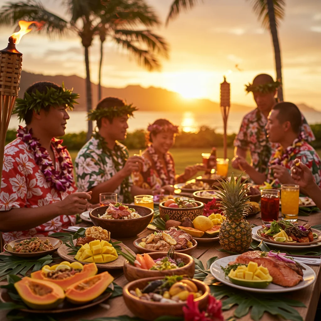 Culinary Delights at TOA Luau