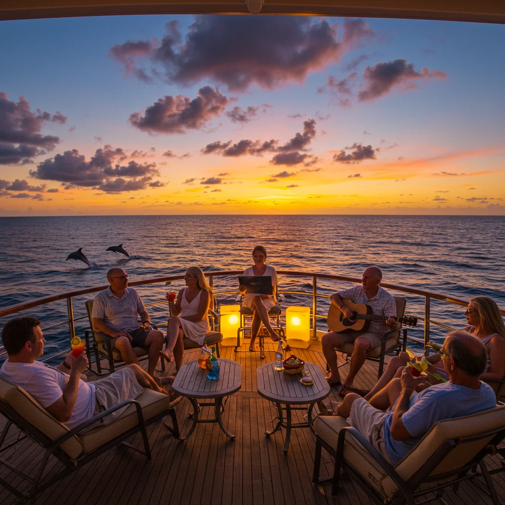 Entertainment and Activities: What Can You Do on a Sunset Cruise?