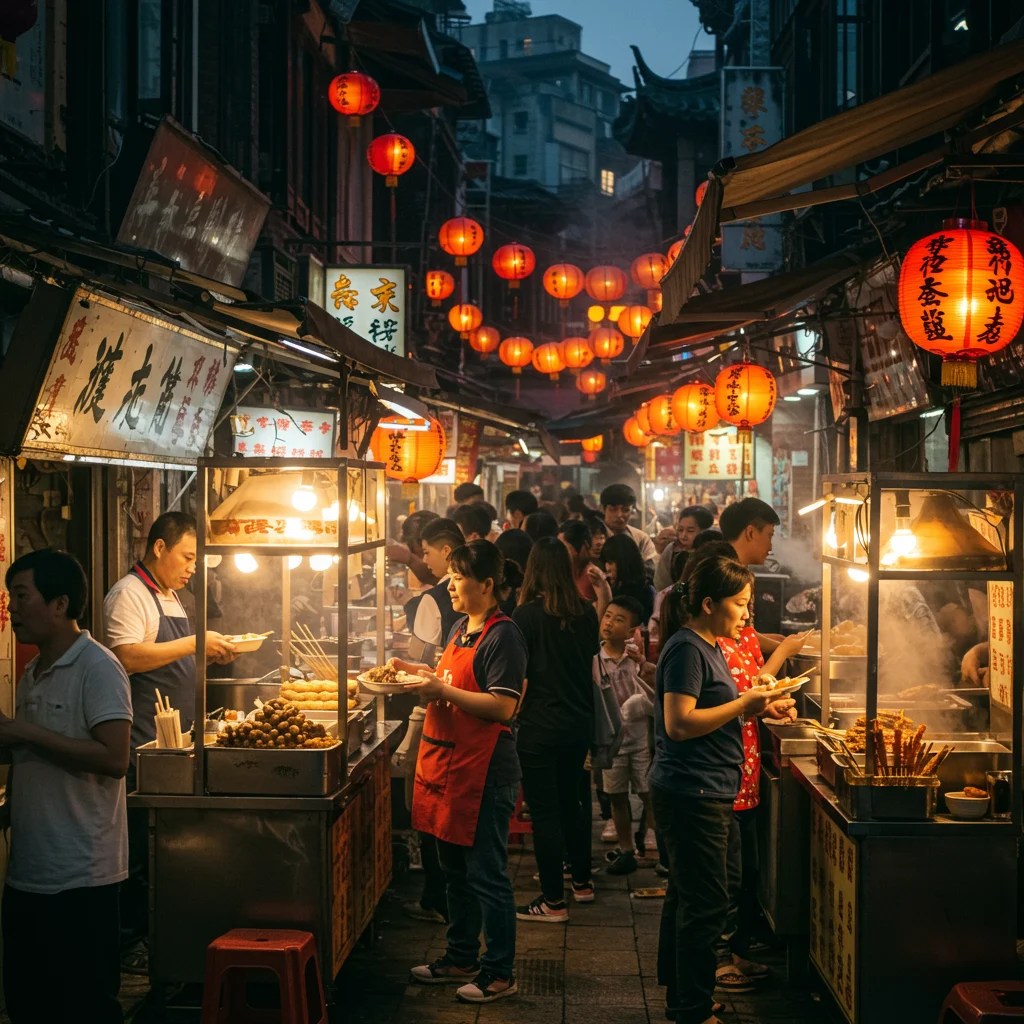 Exploring Chinese Street Food at Local Spots