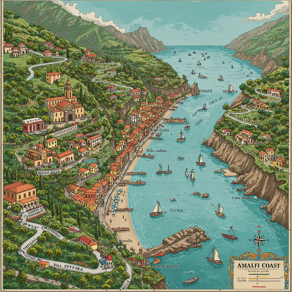 FAQs About the Amalfi Coast Map