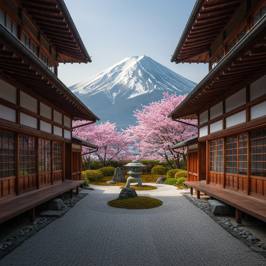 What Defines Traditional Japanese Architecture in Fuji?