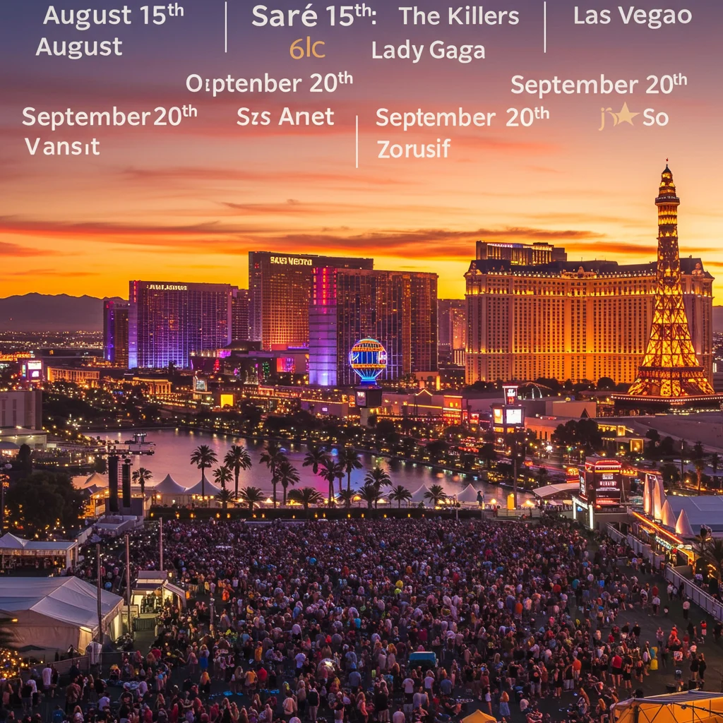 2024 Las Vegas Concert Dates and Schedule